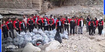 جمع‌آوری 4تن زباله در پاکسازی حاشیه رودخانه کن