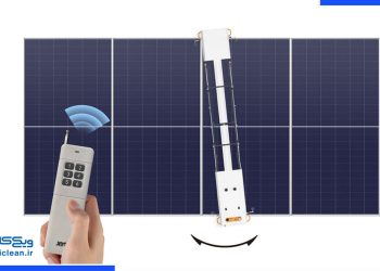 معرفی دستگاه شست‌وشوی پنل خورشیدی با سامانه تعلیق و کنترل از راه دور - مدل CPCR165B